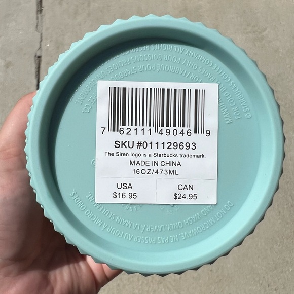 Starbucks Grande Soft Matte Studded Mint Green Tumbler Cold Cup - NWT - Picture 4 of 4